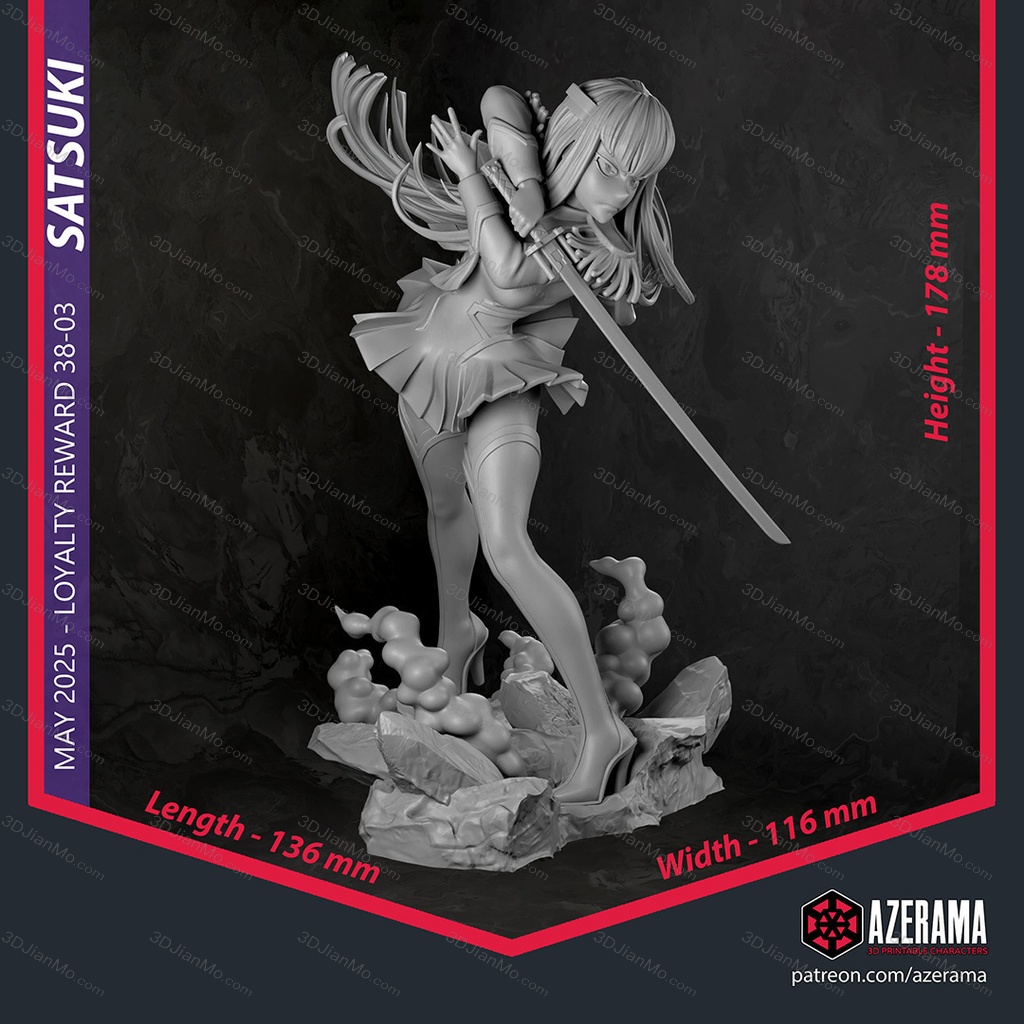 Azerama 斩服少女 缠流子‌和‌鬼龙院皐月