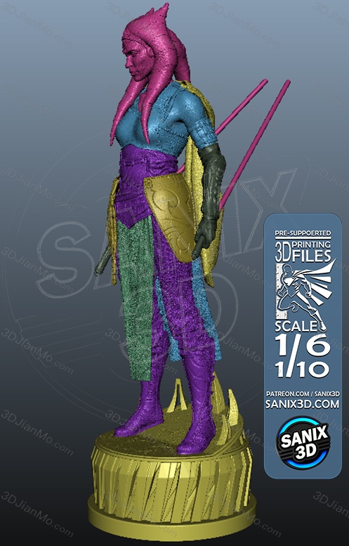 Sanix3d 星球大战 阿索卡