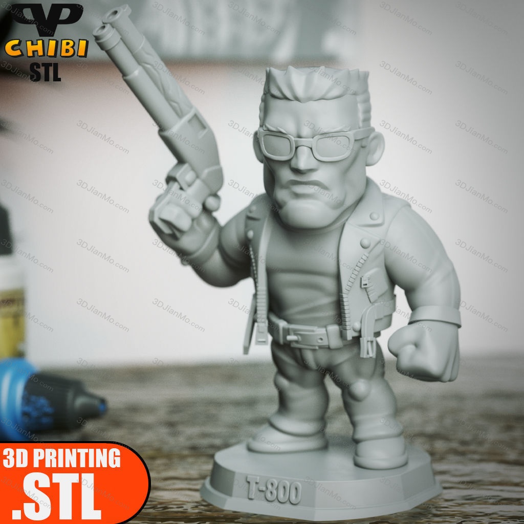 Chibi STL 终结者 T-800