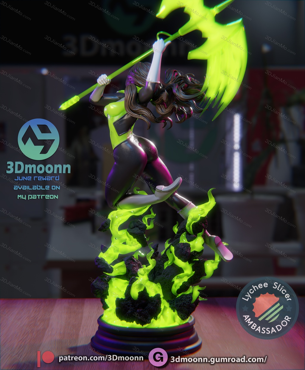 3Dmoonn DC漫画 杰西卡·克鲁兹