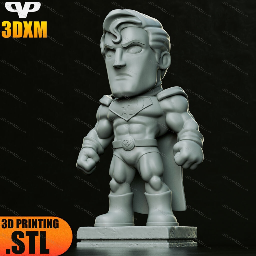 Chibi STL DC漫画 超人:红色之子