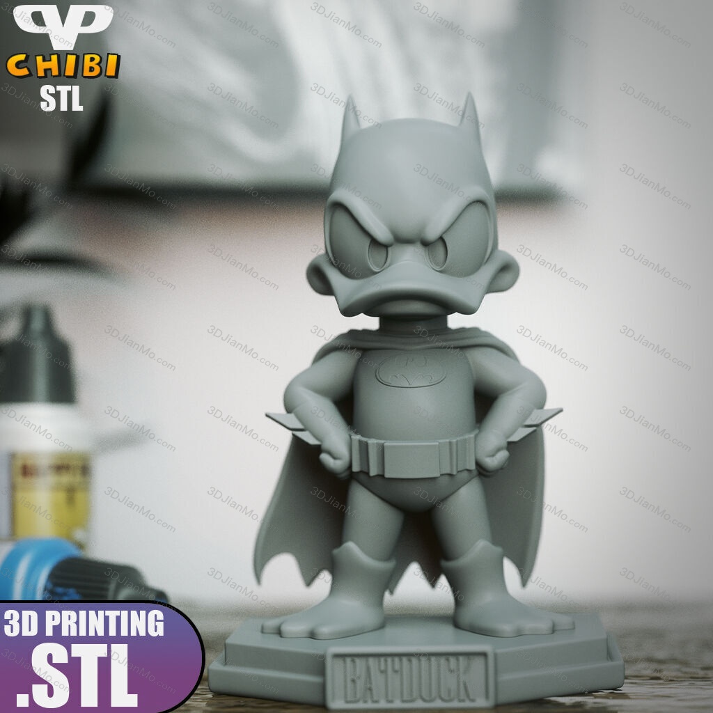 Chibi STL 蝙蝠鸭