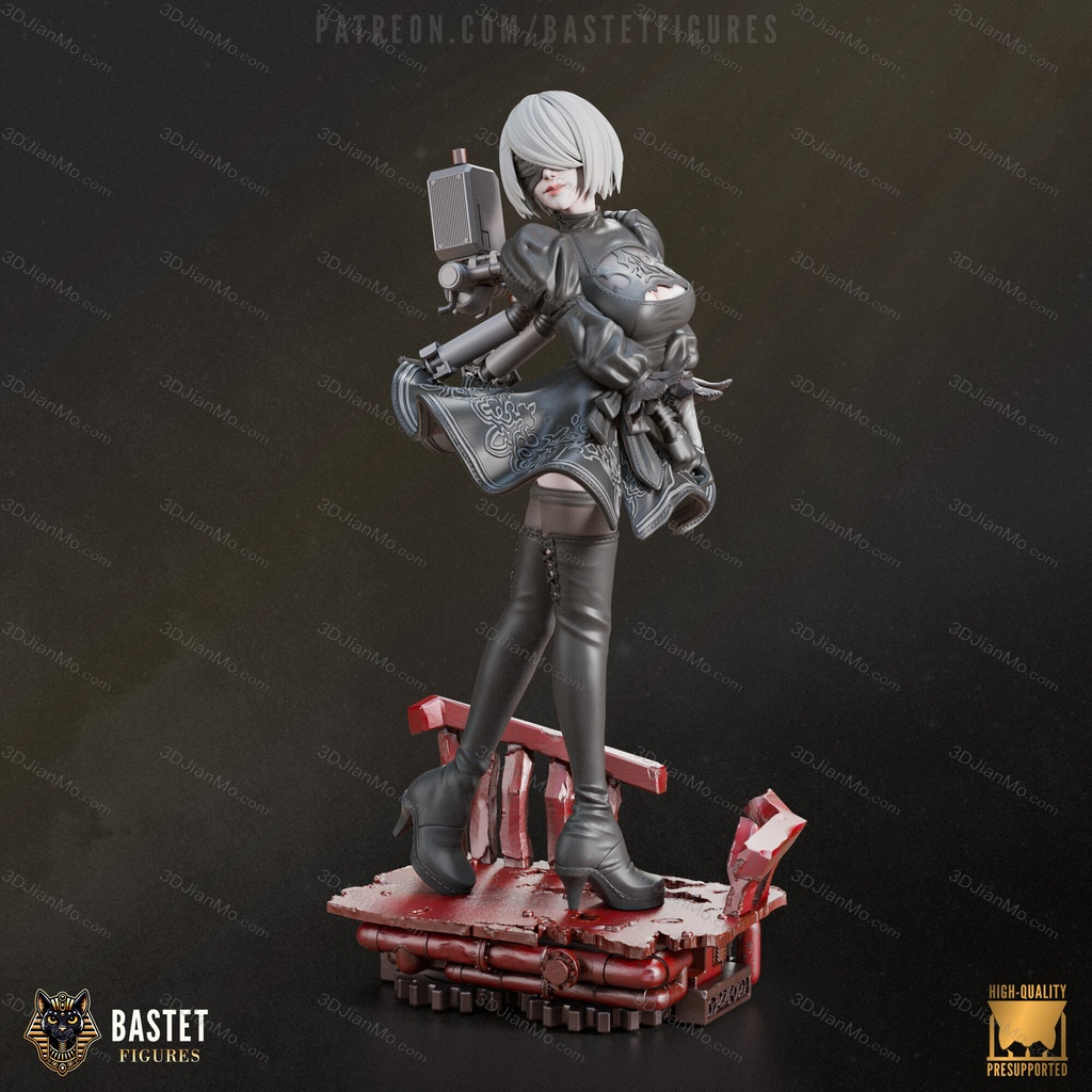 Bastet Figures 尼尔：机械纪元 尤尔哈2B
