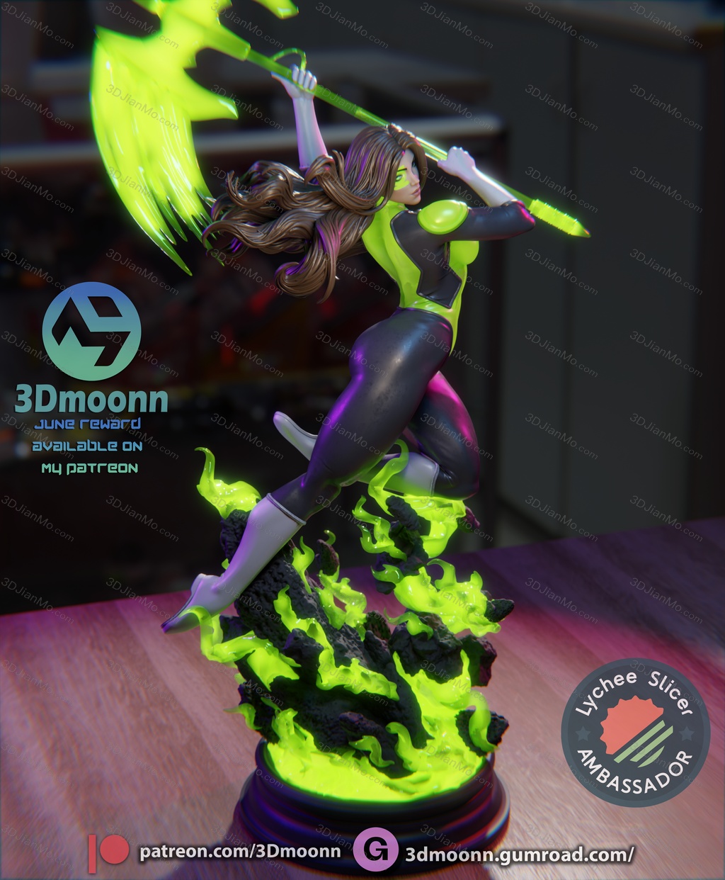 3Dmoonn DC漫画 杰西卡·克鲁兹