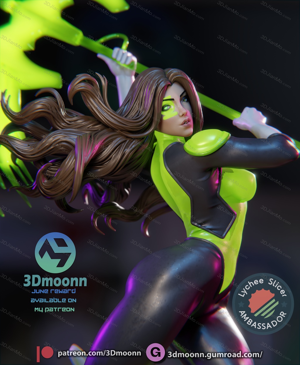 3Dmoonn DC漫画 杰西卡·克鲁兹