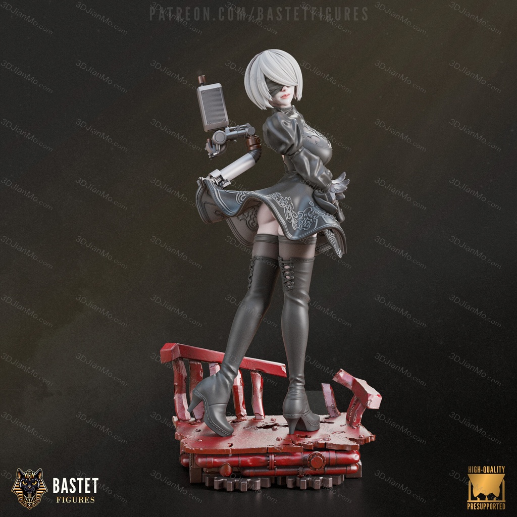 Bastet Figures 尼尔：机械纪元 尤尔哈2B