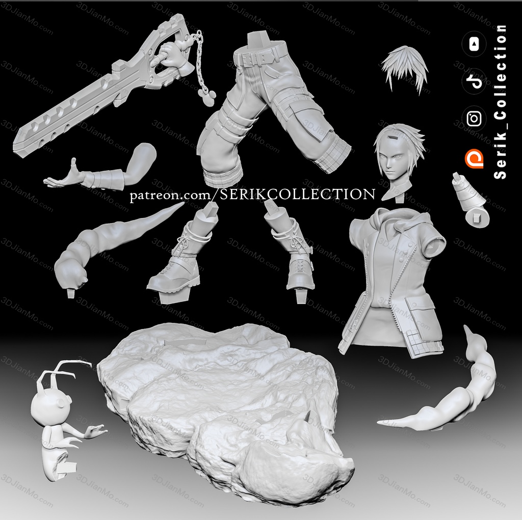 SERIK COLLECTION 王国之心 利库和索拉