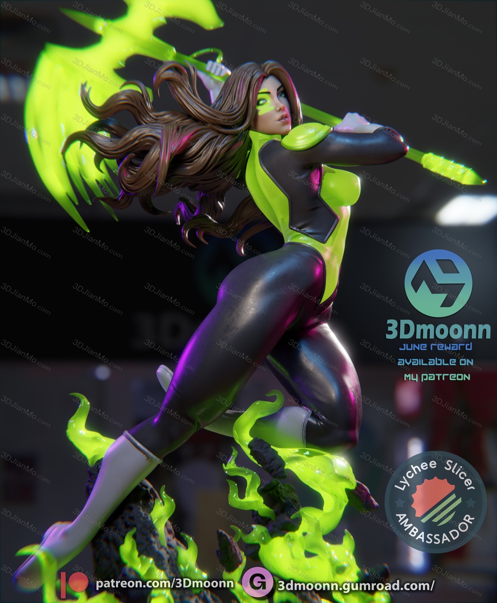3Dmoonn DC漫画 杰西卡·克鲁兹