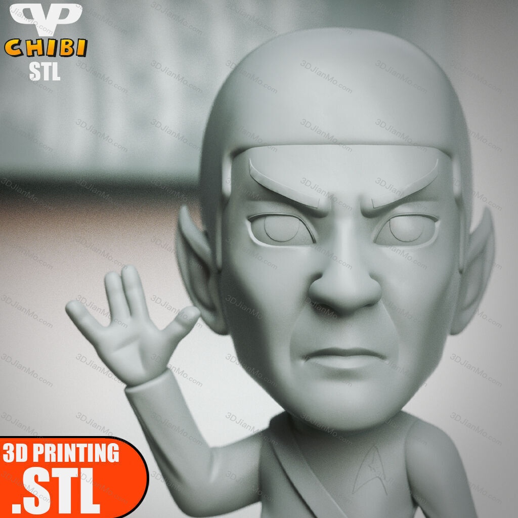 Chibi STL 星际迷航 斯波克