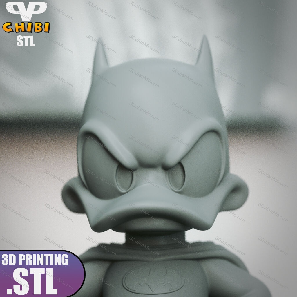 Chibi STL 蝙蝠鸭