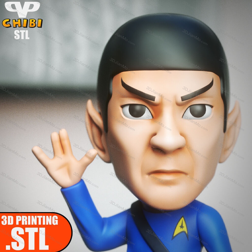 Chibi STL 星际迷航 斯波克
