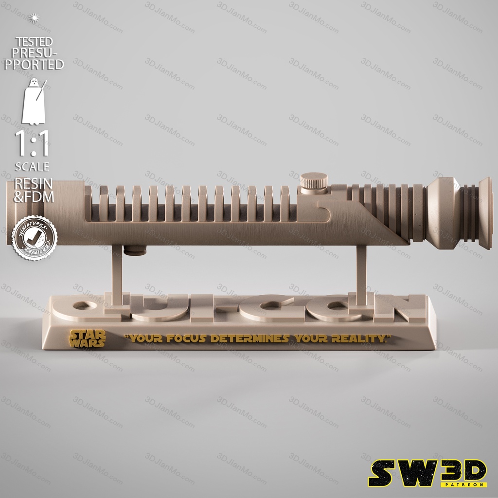 SW3D 星球大战 奎刚·金的光剑