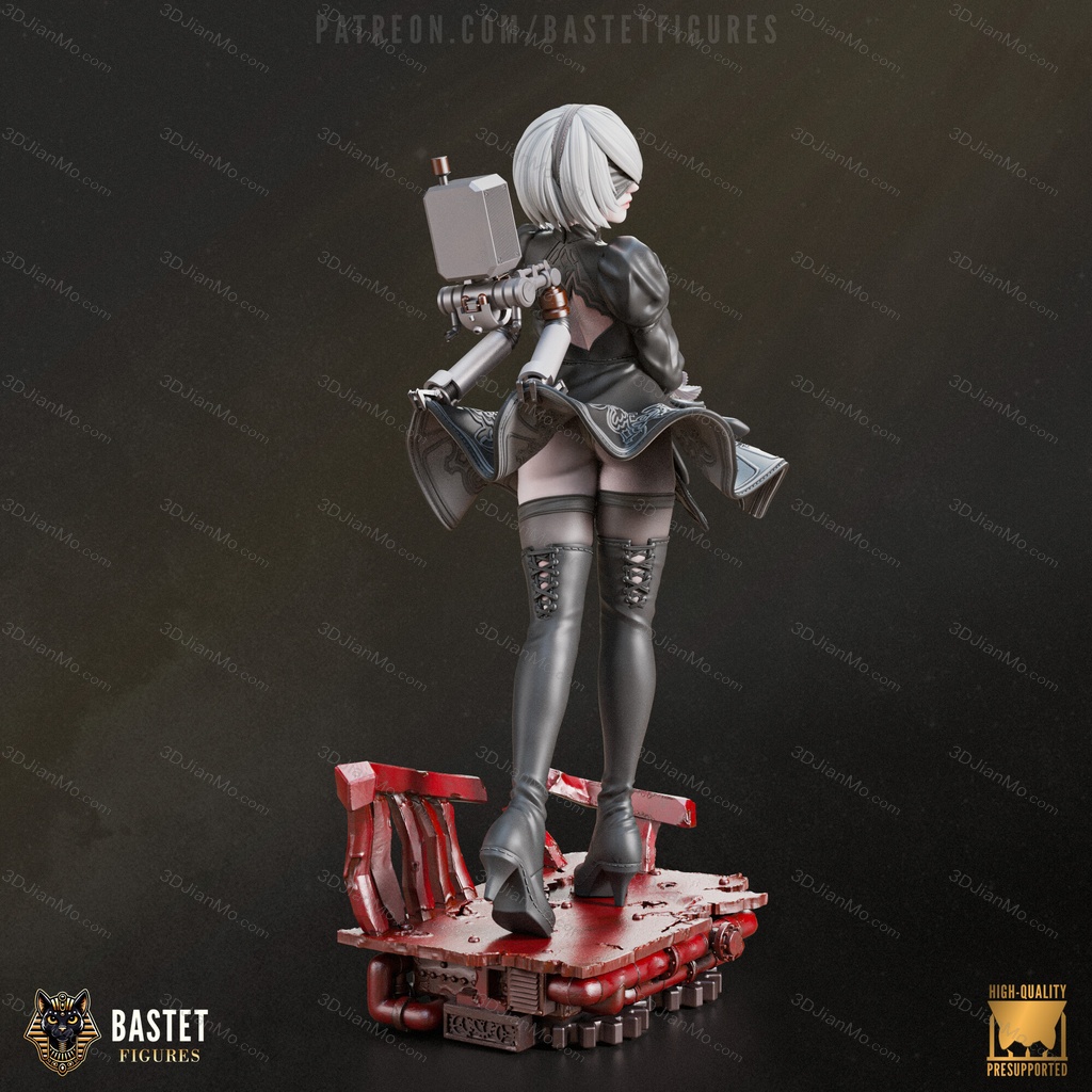Bastet Figures 尼尔：机械纪元 尤尔哈2B