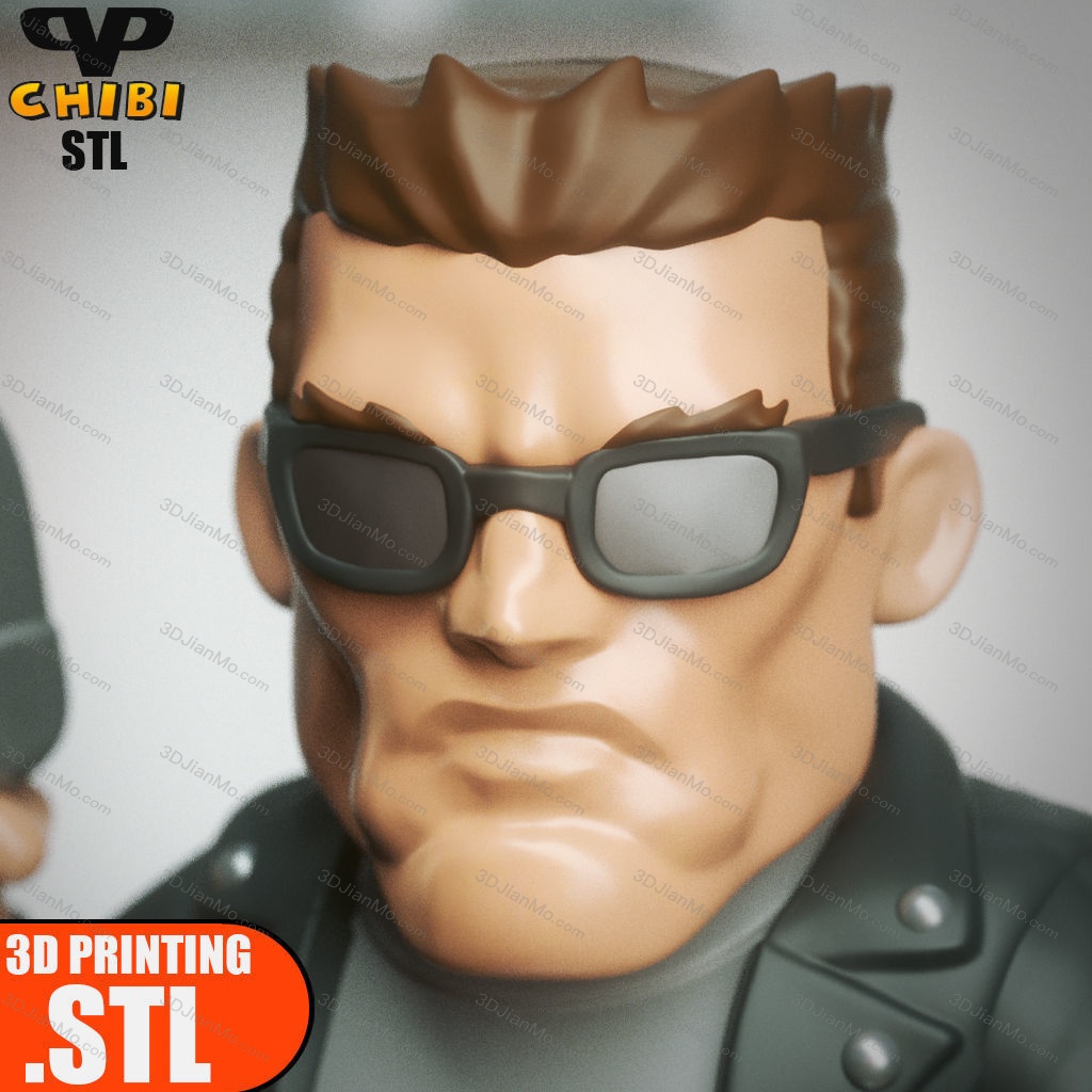 Chibi STL 终结者 T-800