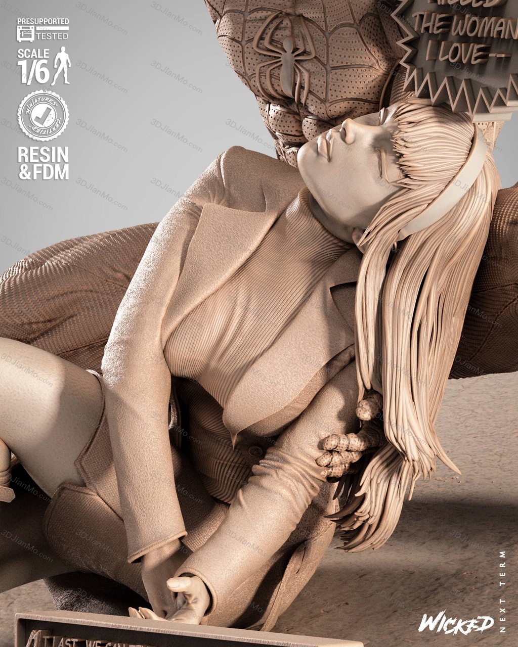 3DWicked 漫威 蜘蛛侠和格温·斯黛西