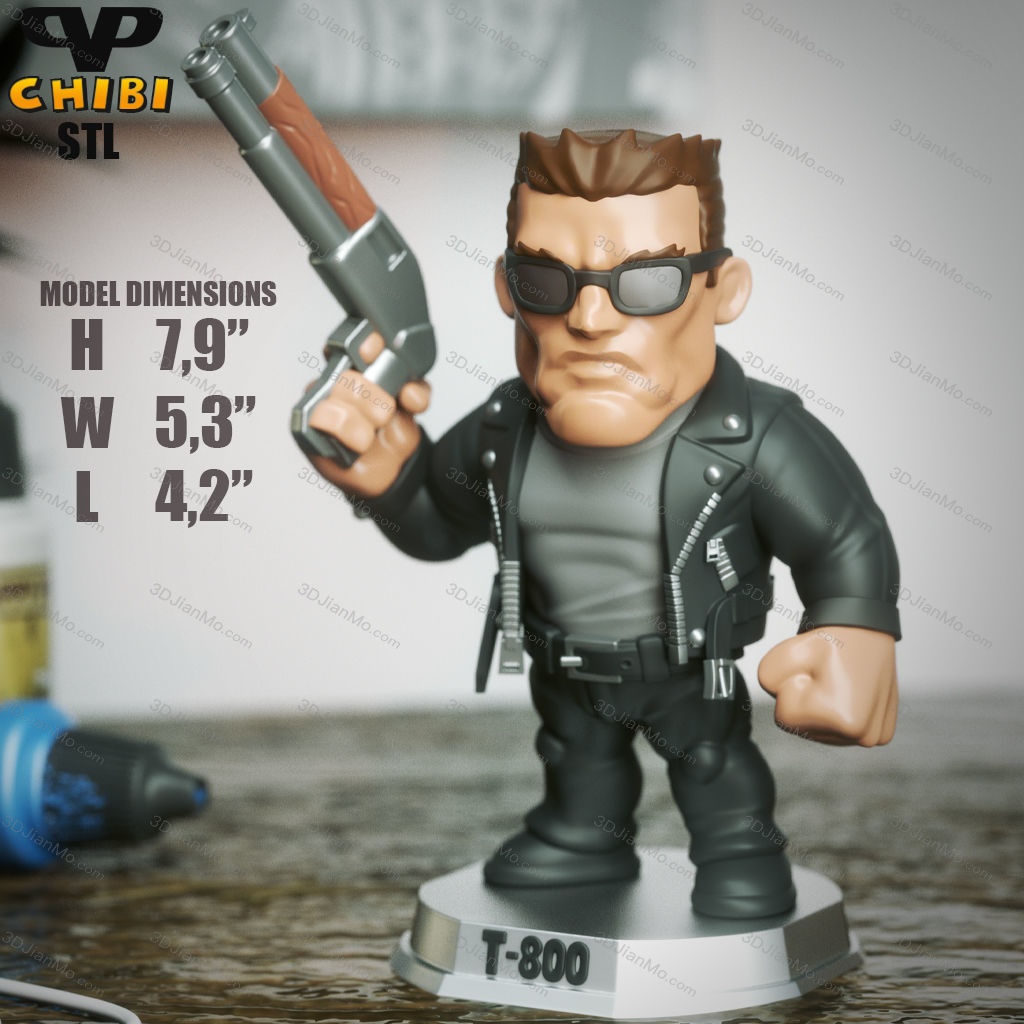 Chibi STL 终结者 T-800