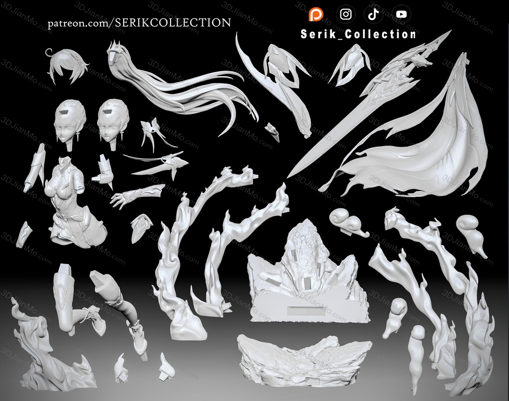 SERIK COLLECTION 崩坏 炎之律者