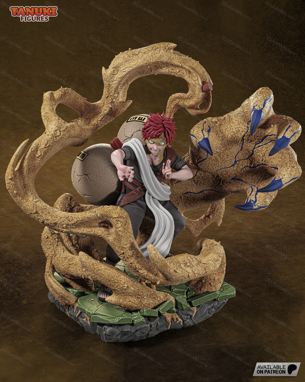 Tanuki Figures 火影忍者 我爱罗