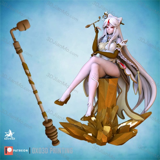 OXO3D 原神 凝光