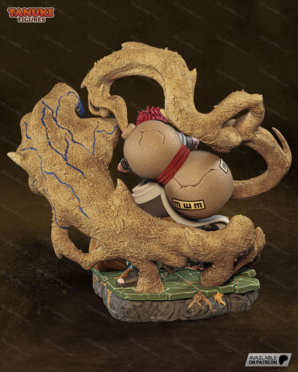Tanuki Figures 火影忍者 我爱罗