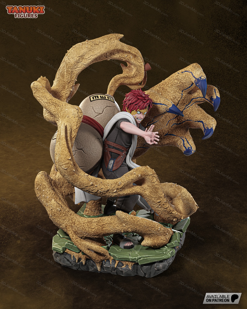 Tanuki Figures 火影忍者 我爱罗