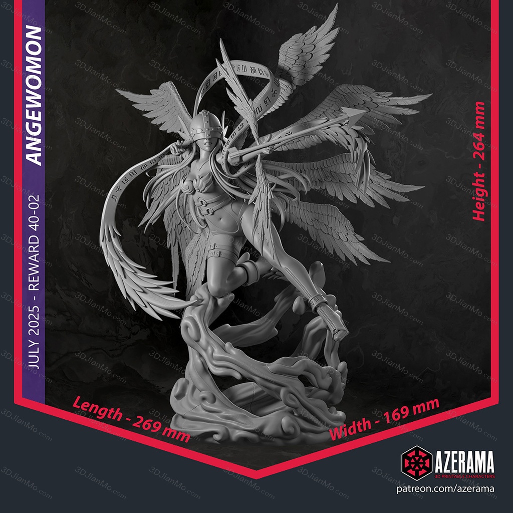 Azerama 数码宝贝 天女兽