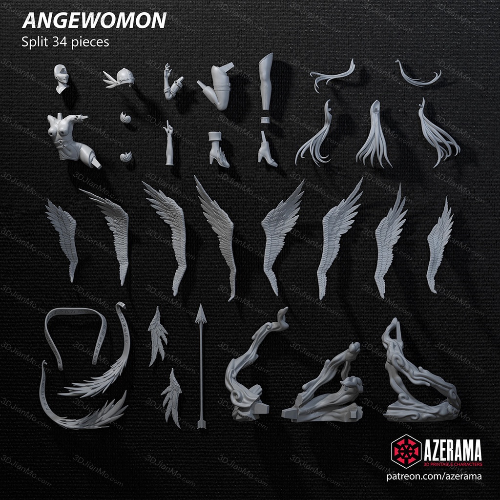 Azerama 数码宝贝 天女兽