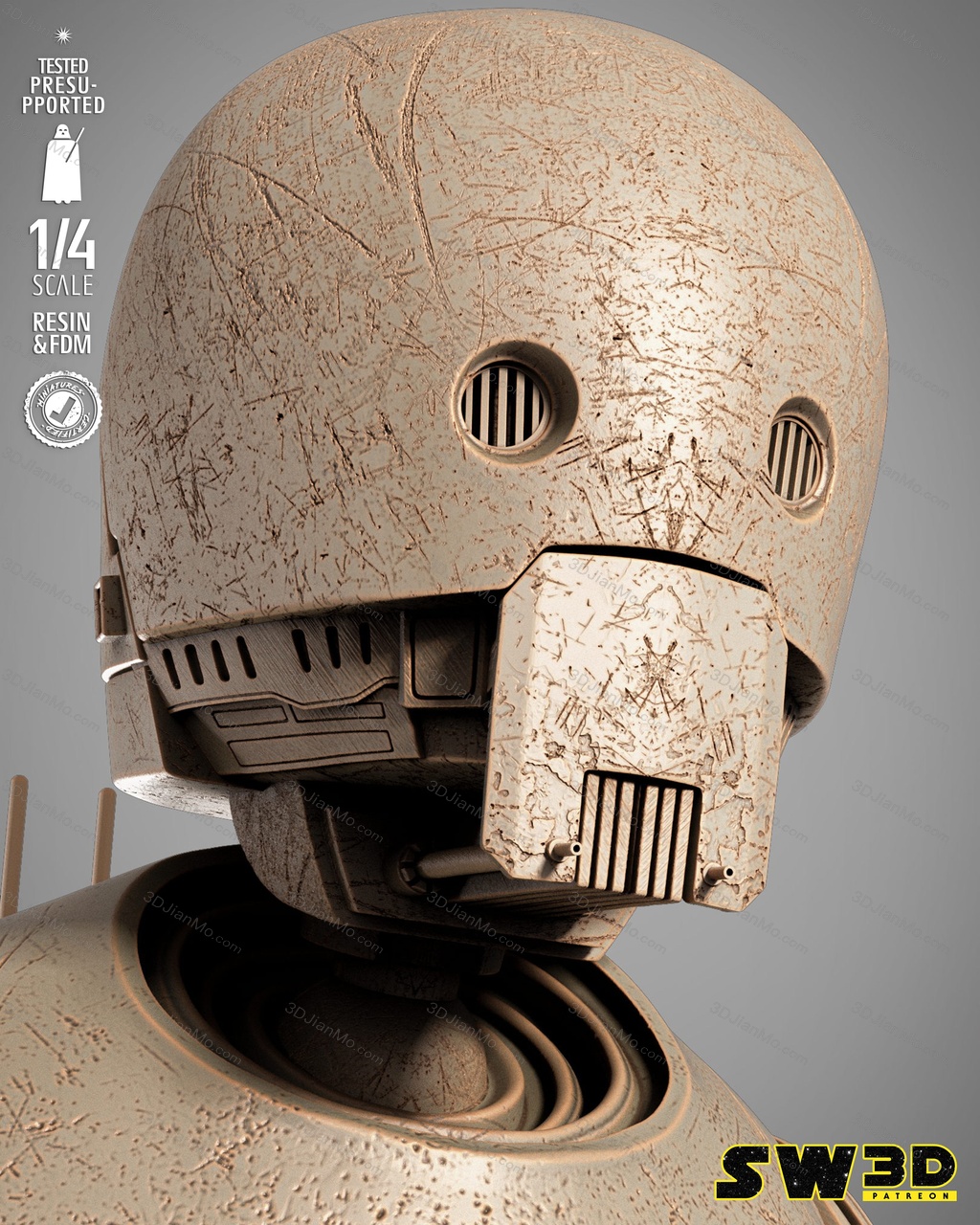 SW3D 星球大战 K-2SO机器人