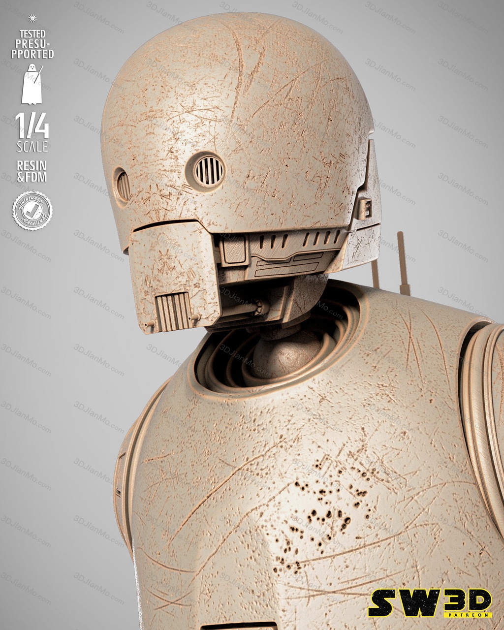 SW3D 星球大战 K-2SO机器人