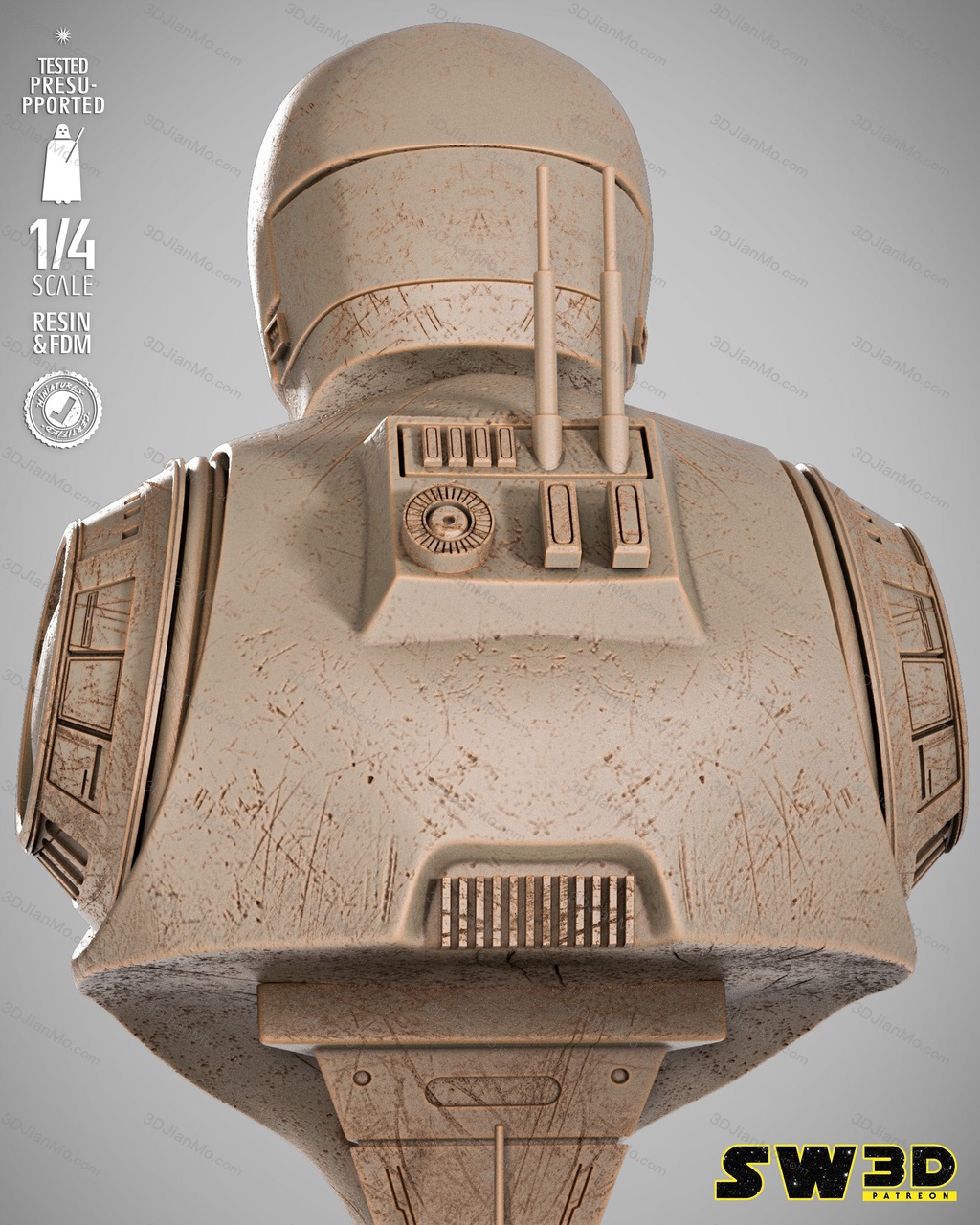 SW3D 星球大战 K-2SO机器人