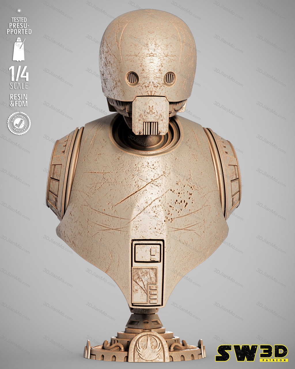 SW3D 星球大战 K-2SO机器人
