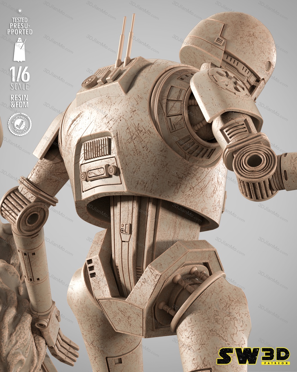 SW3D 星球大战 K-2SO机器人