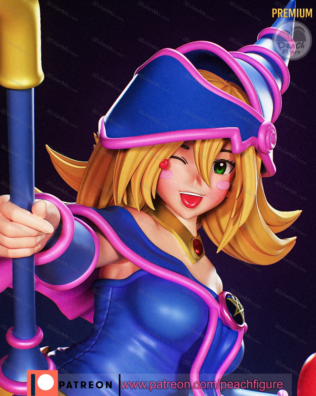 Peach Figure 游戏王 黑魔导女孩