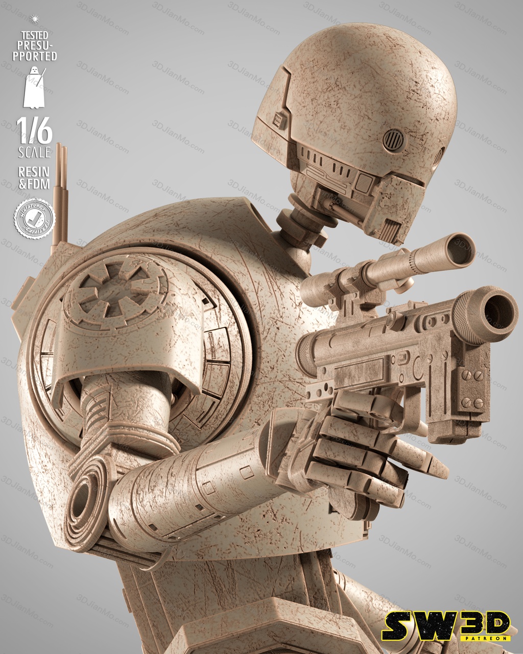 SW3D 星球大战 K-2SO机器人