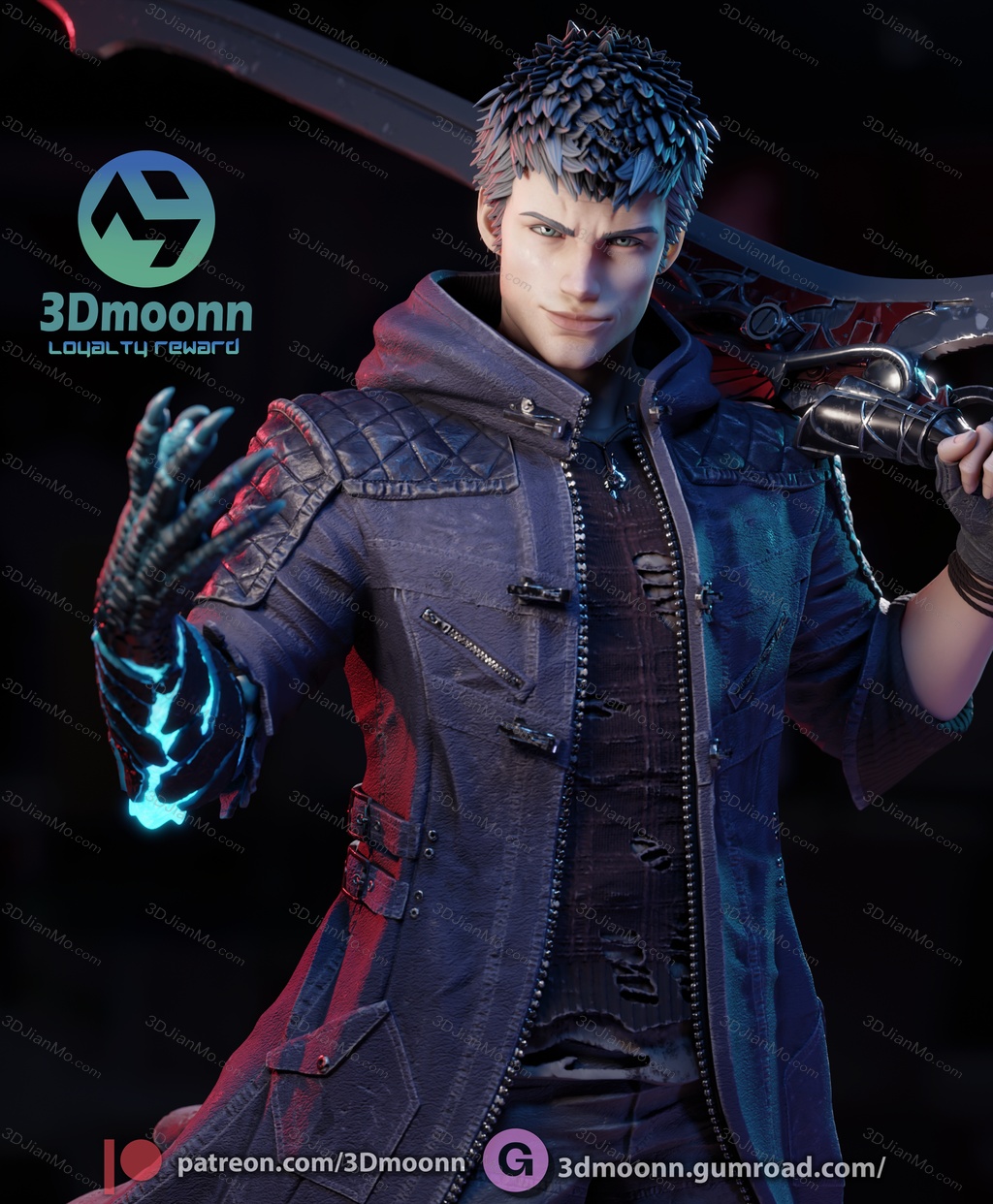3Dmoonn 鬼泣 尼禄