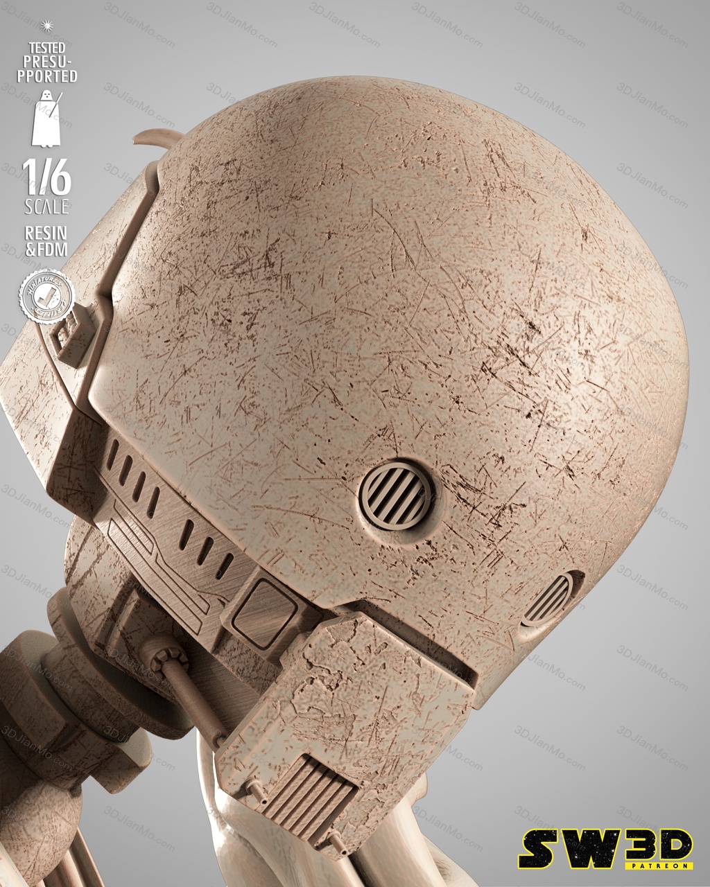 SW3D 星球大战 K-2SO机器人