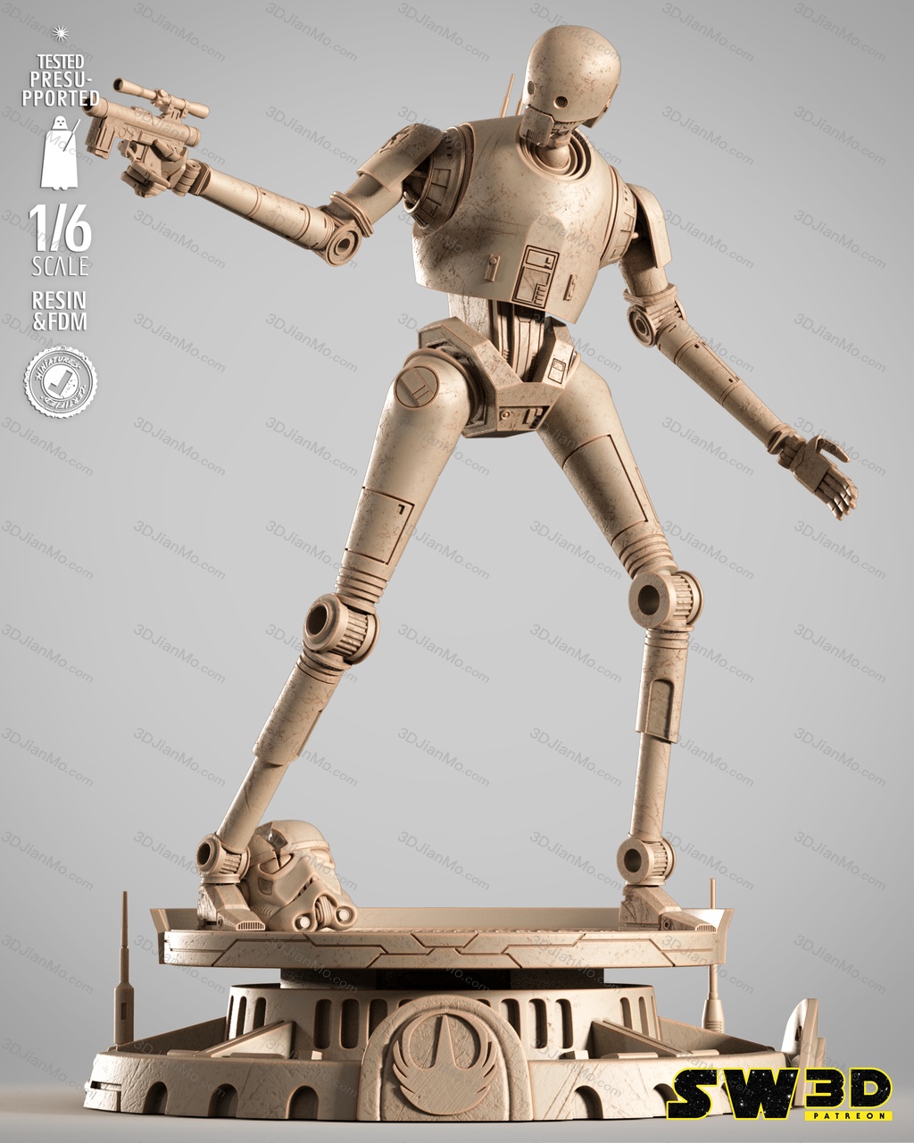 SW3D 星球大战 K-2SO机器人