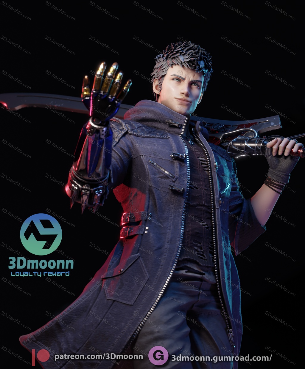 3Dmoonn 鬼泣 尼禄