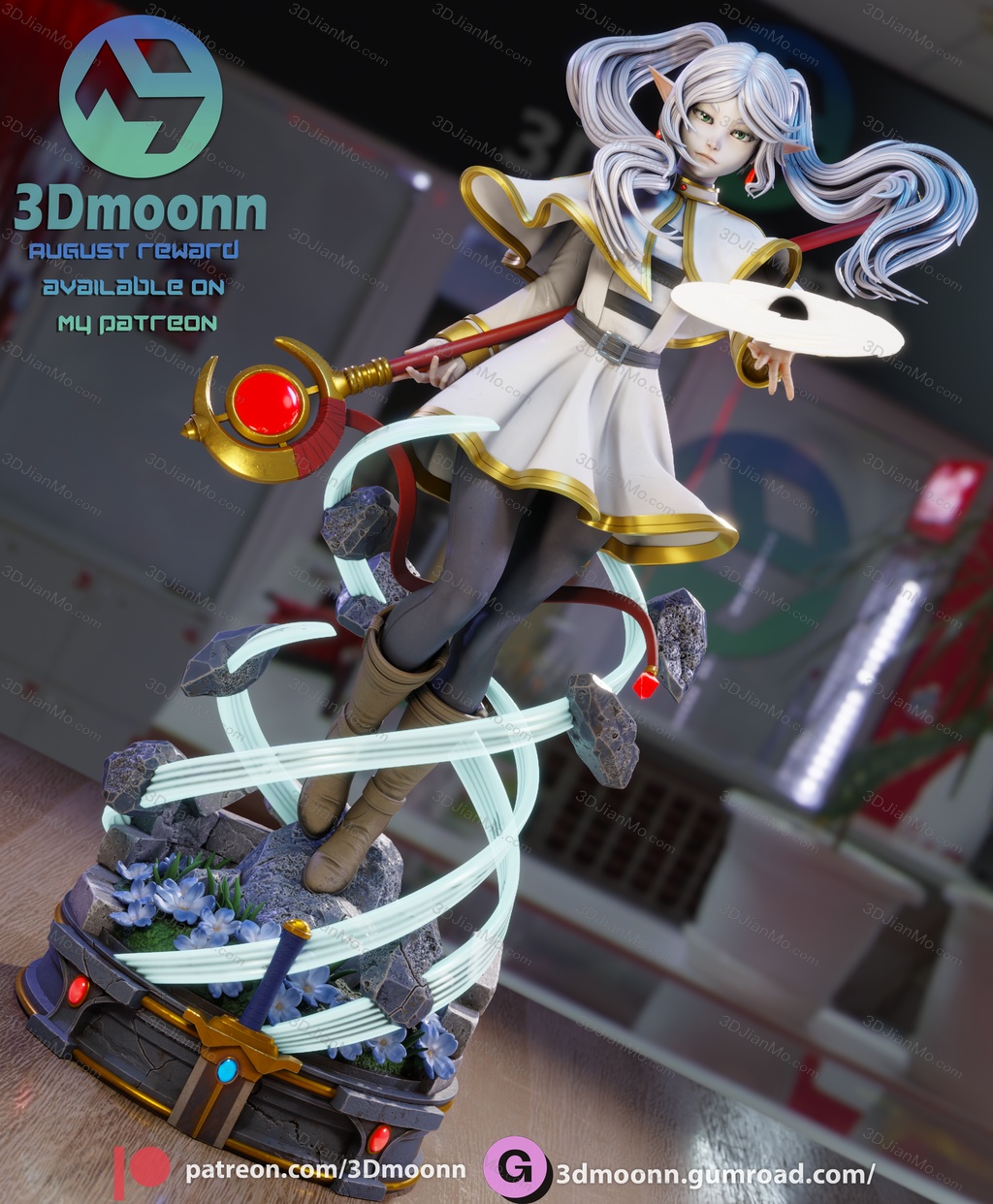 3Dmoonn 葬送的芙莉莲 芙莉莲