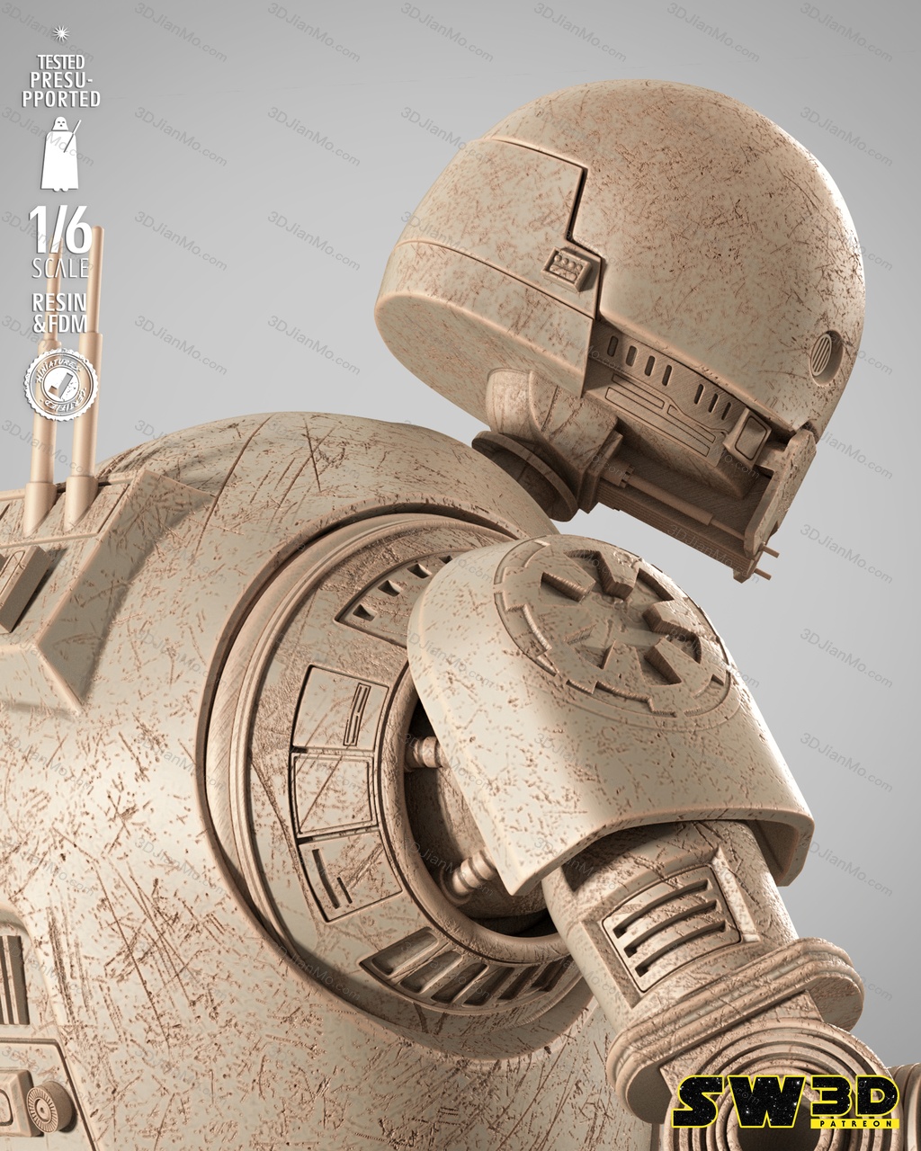 SW3D 星球大战 K-2SO机器人