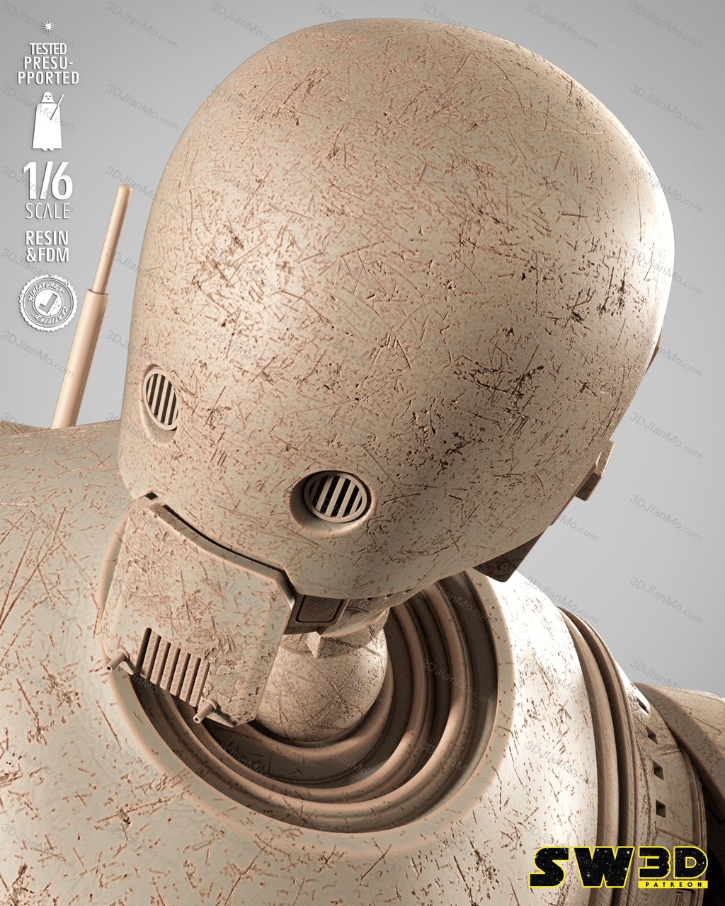 SW3D 星球大战 K-2SO机器人