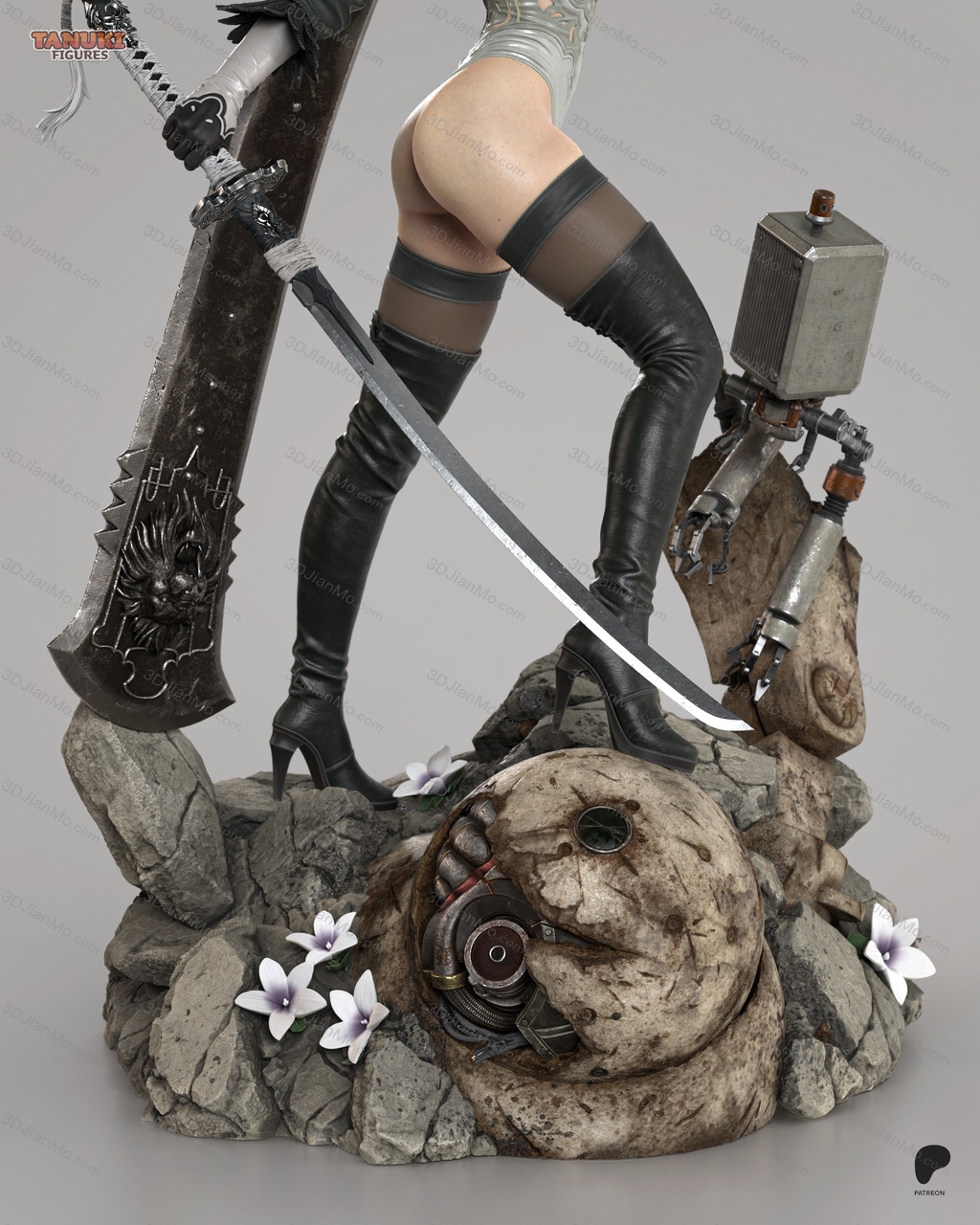 Tanuki Figures 尼尔：机械纪元 尤尔哈2B