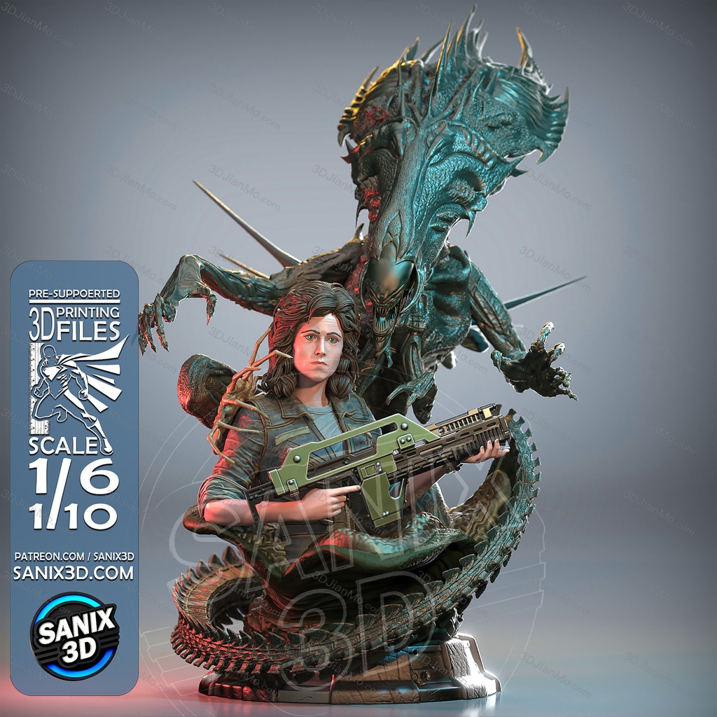 Sanix3d 异形 艾伦·雷普莉