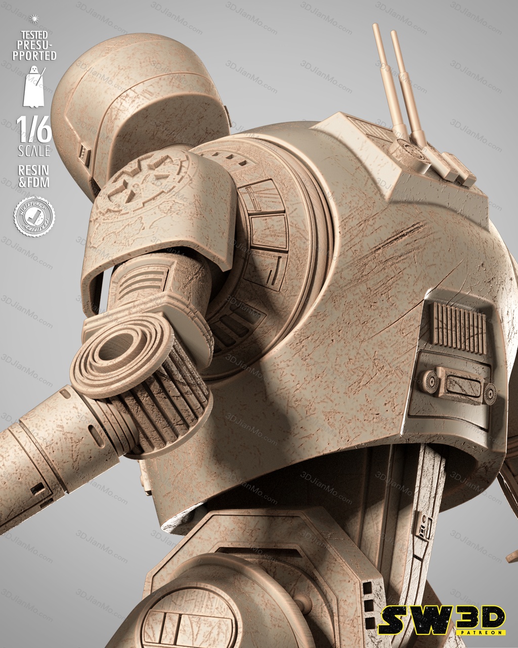 SW3D 星球大战 K-2SO机器人