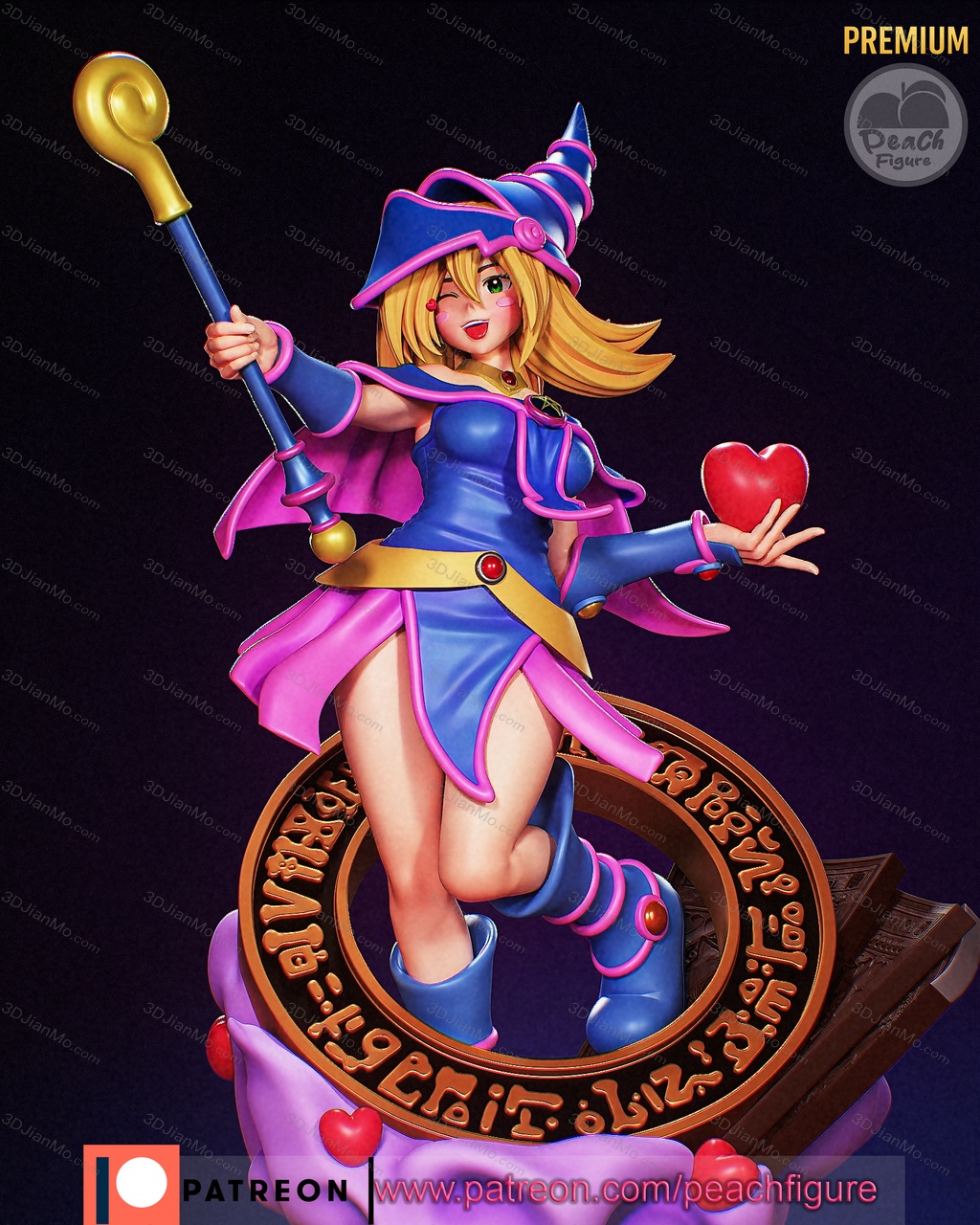 Peach Figure 游戏王 黑魔导女孩