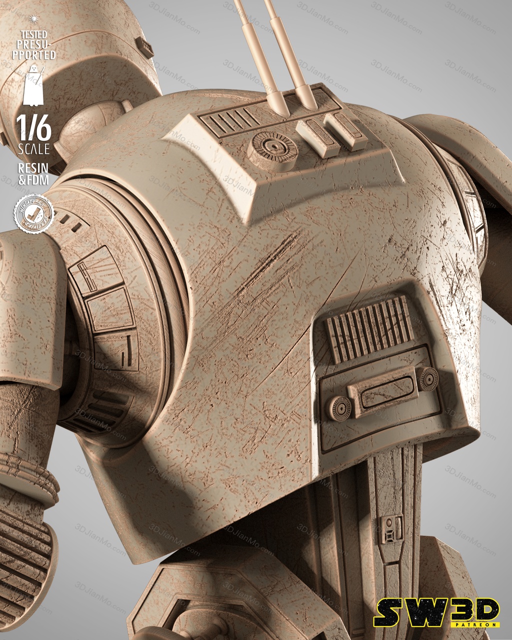 SW3D 星球大战 K-2SO机器人